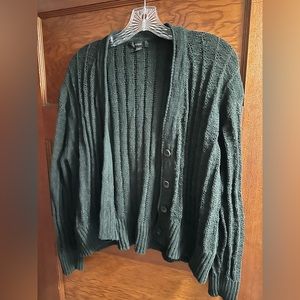 J. Crew Open-knit Cardigan Size M